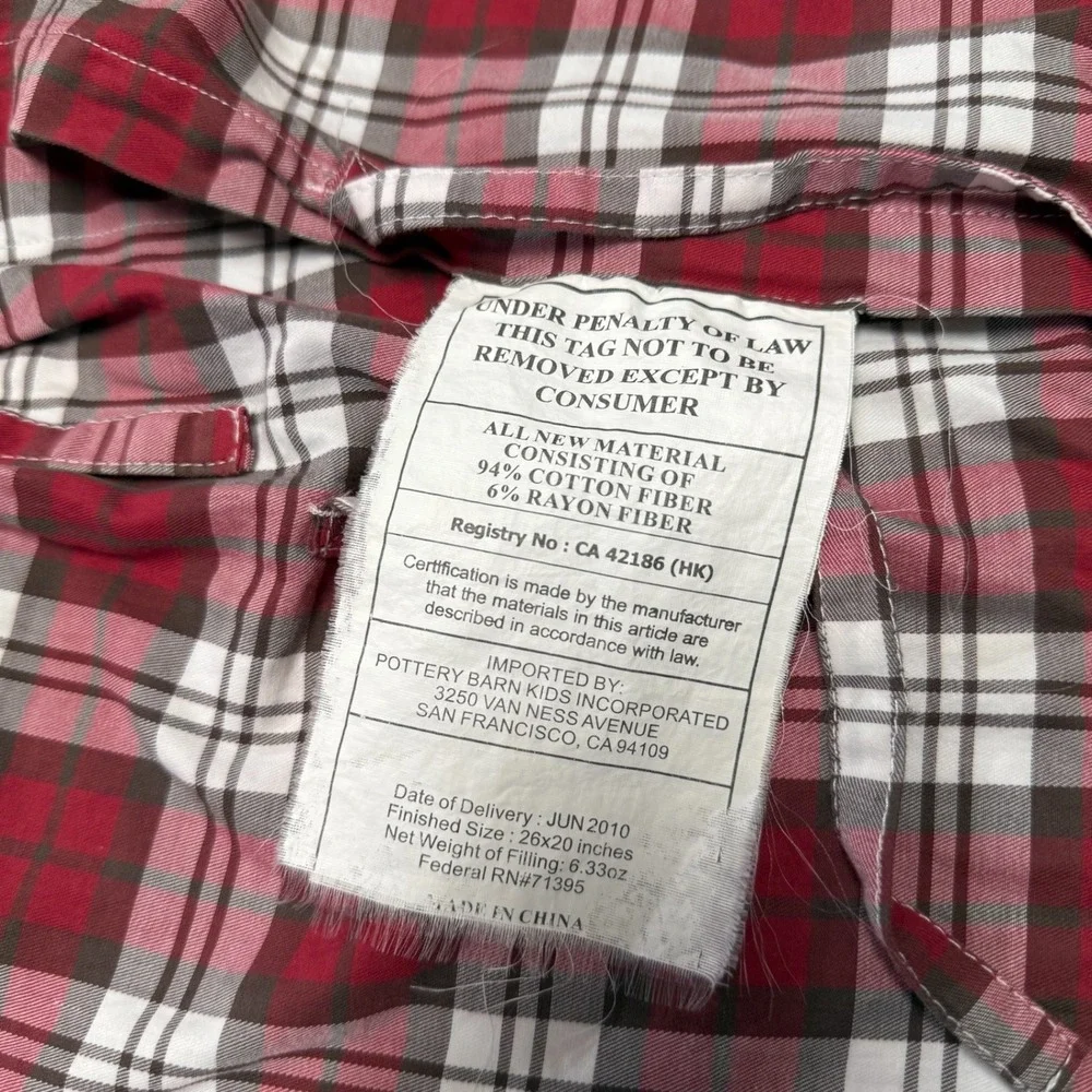 Pottery Barn Kids Twin Football‎ Quilt and Sham Set Sports Varsity